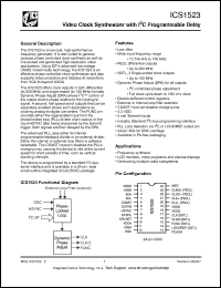 Click here to download ICS1523MLFT Datasheet