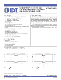 Click here to download IDTQS3VH16861PV Datasheet
