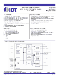 Click here to download IDTCV193CPVG8 Datasheet