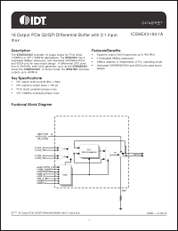 Click here to download 9EX21801AKLF Datasheet