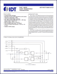 Click here to download IDT74FCT16501ATPAG Datasheet