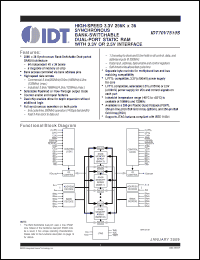 Click here to download 70V7519S200BFI Datasheet