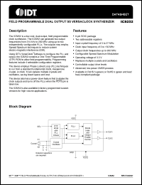 Click here to download ICS252MI-XXLF Datasheet