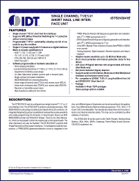 Click here to download IDT82V2041EPP Datasheet