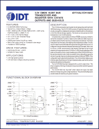 Click here to download IDT75ALVCH16652PA Datasheet