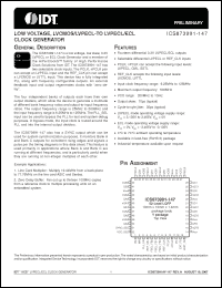 Click here to download ICS873991AY-147LFT Datasheet