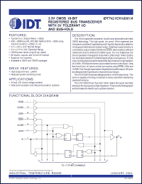 Click here to download IDT74LVCH16501A Datasheet