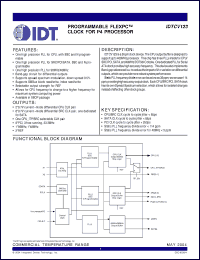 Click here to download IDTCV123PV Datasheet