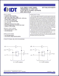 Click here to download IDT74ALVCH162374 Datasheet