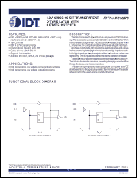 Click here to download IDT74AUC16373BVI Datasheet