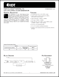 Click here to download ICS843031AG-01 Datasheet