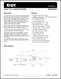 Click here to download 5V40501DVG Datasheet