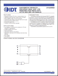 Click here to download IDTQS3R862 Datasheet