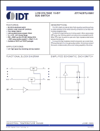 Click here to download IDT74CBTLV3861Q Datasheet