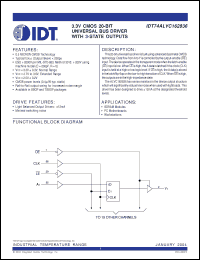 Click here to download IDT74ALVC162836PA Datasheet