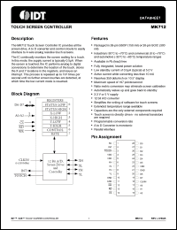 Click here to download MK712RWLFTR Datasheet