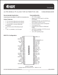 Click here to download 9UMS9633BFW3LFT Datasheet