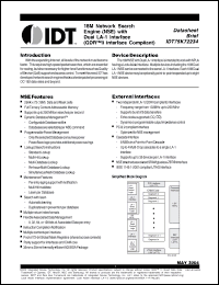 Click here to download IDT75K72234 Datasheet
