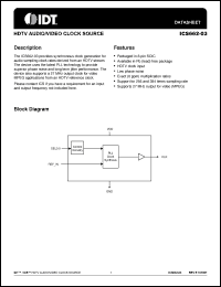 Click here to download ICS662M-03T Datasheet