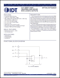 Click here to download IDT74ALVCF162835APAG Datasheet