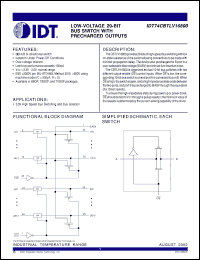 Click here to download IDT74CBTLV16800PV Datasheet