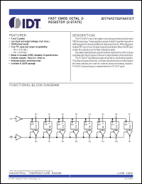 Click here to download IDT74FCT2374CTQG Datasheet