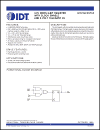 Click here to download IDT74LVC377A Datasheet