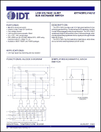 Click here to download IDT74CBTLV16212PA Datasheet