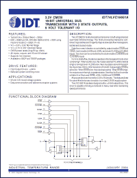 Click here to download IDT74LVC16601A Datasheet
