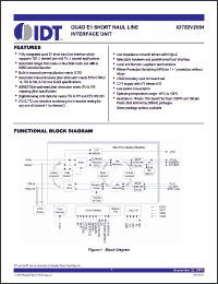 Click here to download IDT82V2054BB Datasheet