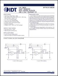Click here to download IDT74LVC16823APV Datasheet