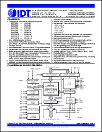Click here to download IDT72T3685L7BB Datasheet