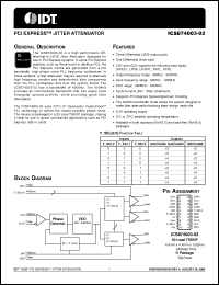 Click here to download ICS874003AG-02T Datasheet