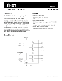 Click here to download IDT6P30006A Datasheet