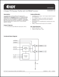 Click here to download ICS9DB102YGLFT Datasheet