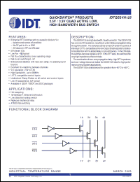 Click here to download IDTQS3VH125QG Datasheet