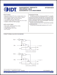Click here to download IDTQS316233PA Datasheet