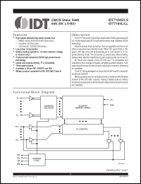 Click here to download IDT7164S_07 Datasheet