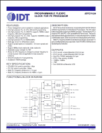 Click here to download IDTCV125PA Datasheet