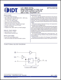 Click here to download IDT74LVC574APY Datasheet