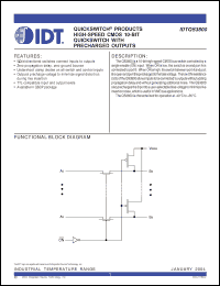 Click here to download IDTQS3800Q Datasheet