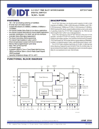 Click here to download IDT72V71660BB Datasheet