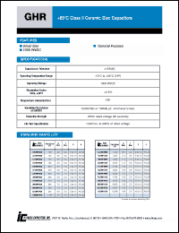 Click here to download 122GHR102K Datasheet