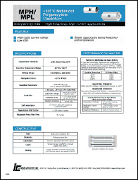 Click here to download 206MPL200K Datasheet