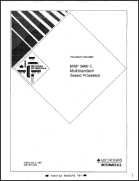 Click here to download MSP3400C Datasheet