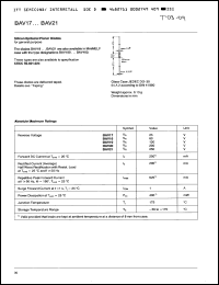 Click here to download BAV17 Datasheet