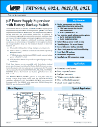 Click here to download IMP805LMJA Datasheet
