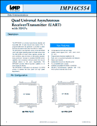 Click here to download IMP16C554-CJ68 Datasheet