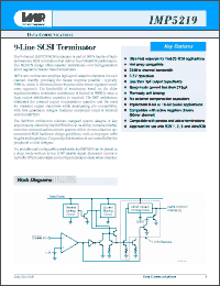 Click here to download IMP5219CPW Datasheet