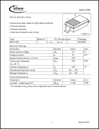 Click here to download BAS170W Datasheet